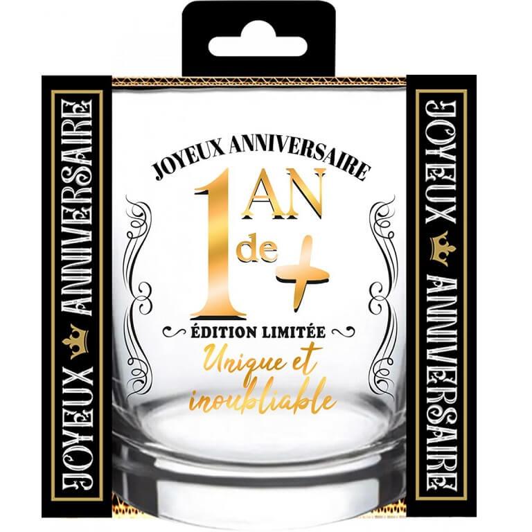 Vah2500 verre a whisky joyeux anniversaire cadeau fete adulte