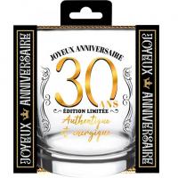 Vah2503 verre a whisky anniversaire 30ans cadeau fete adulte