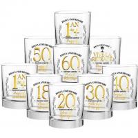 Vah2504 verre a whisky anniversaire 40ans cadeau fete pour adulte