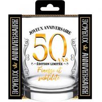 Vah2505 verre a whisky anniversaire 50ans cadeau fete adulte