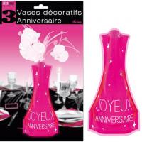 Vase anniversaire fuchsia