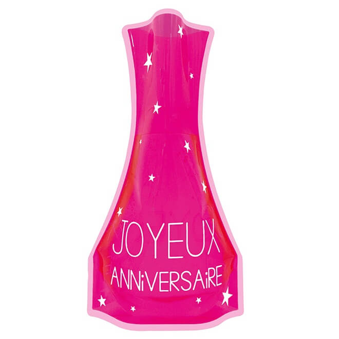 Marque-place anniversaire fuchsia 40ans (x2) REF/4767