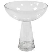 Vase en verre coupe sur pied pour location materiel mariage