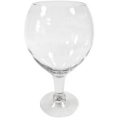 Vase verre ballon transparent 30cm (x1) REF/VER2042