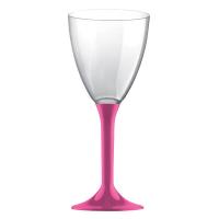 Verre a pied 180ml fuchsia