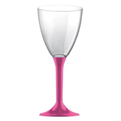 Verre à pied fuchsia 180ml (x10) REF/57580