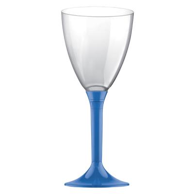 Verre à pied bleu 180ml (x10) REF/57580