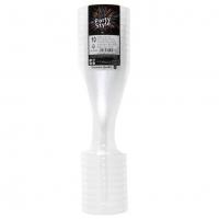 Verre a pied en plastique reutilisable