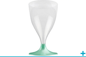 Verre a pied reutilisable