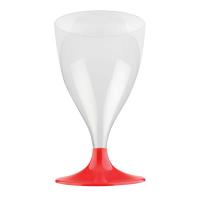 Verre a pied rouge