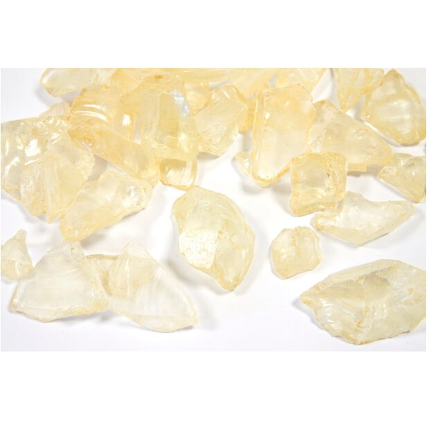 Verre decoratif ivoire