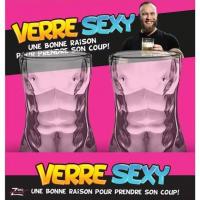 Verre homme nu sexy pour cadeau femme