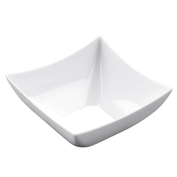 Verrine coupelle carree blanche